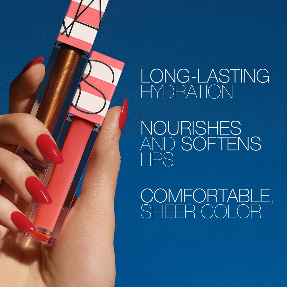 NARS ‘LAGUNA’ HOT ESCAPE AFTERGLOW LIP OIL - Picture 7 of 10